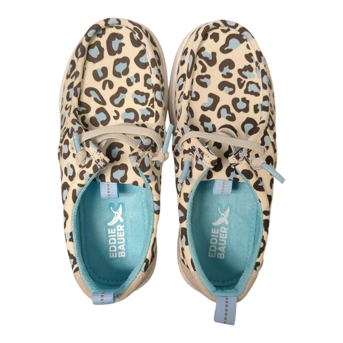 Eddie Bauer Girl's Casual Canvas Slip-On Stretch Lace Loafer