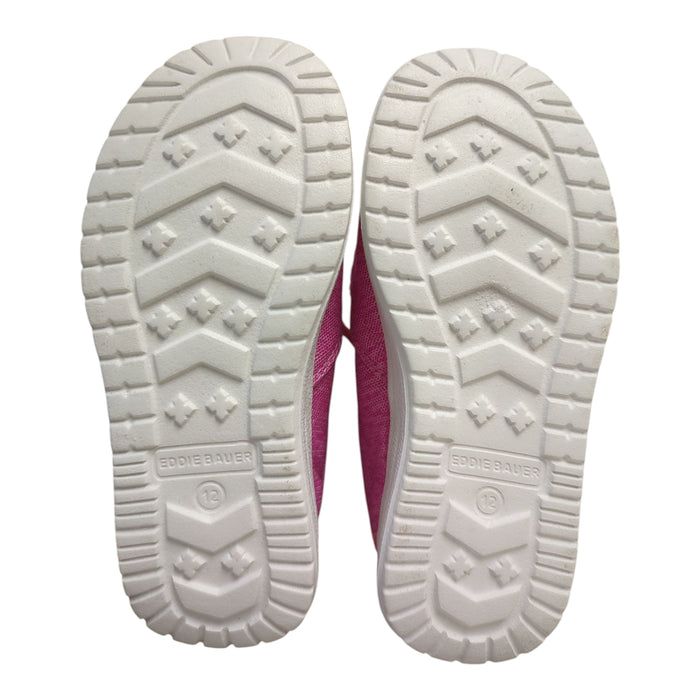 Eddie Bauer Girl's Casual Canvas Slip-On Stretch Lace Loafer