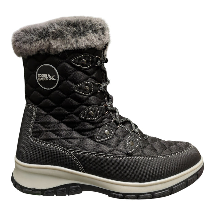 Eddie Bauer Women's Sterling Faux Fur Trim Snow Boot