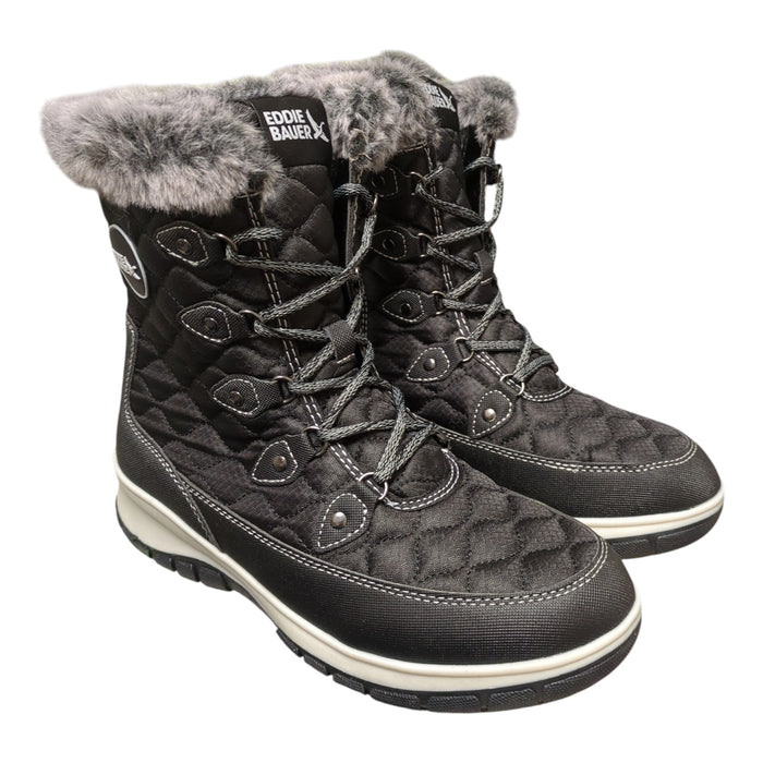 Eddie Bauer Women's Sterling Faux Fur Trim Snow Boot