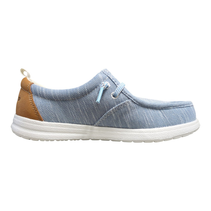 Eddie Bauer Boys Casual Slip-On Canvas Stretch  Lace Loafer