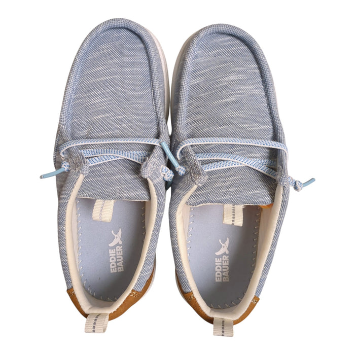 Eddie Bauer Boys Casual Slip-On Canvas Stretch  Lace Loafer