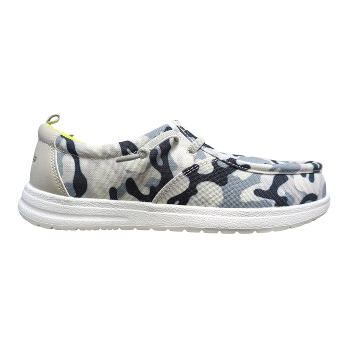 Eddie Bauer Boys Casual Slip-On Canvas Stretch  Lace Loafer