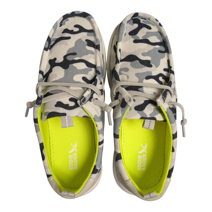Eddie Bauer Boys Casual Slip-On Canvas Stretch  Lace Loafer