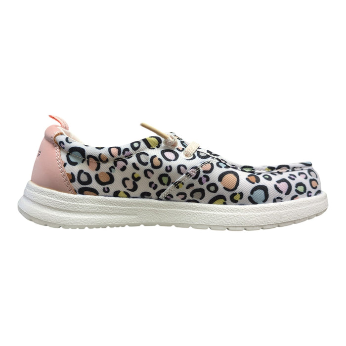 Eddie Bauer Girl's Casual Slip-On Canvas Stretch Lace Loafer