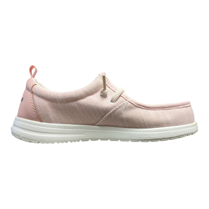 Eddie Bauer Girl's Casual Slip-On Canvas Stretch Lace Loafer