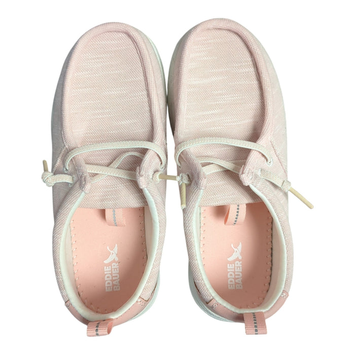 Eddie Bauer Girl's Casual Slip-On Canvas Stretch Lace Loafer