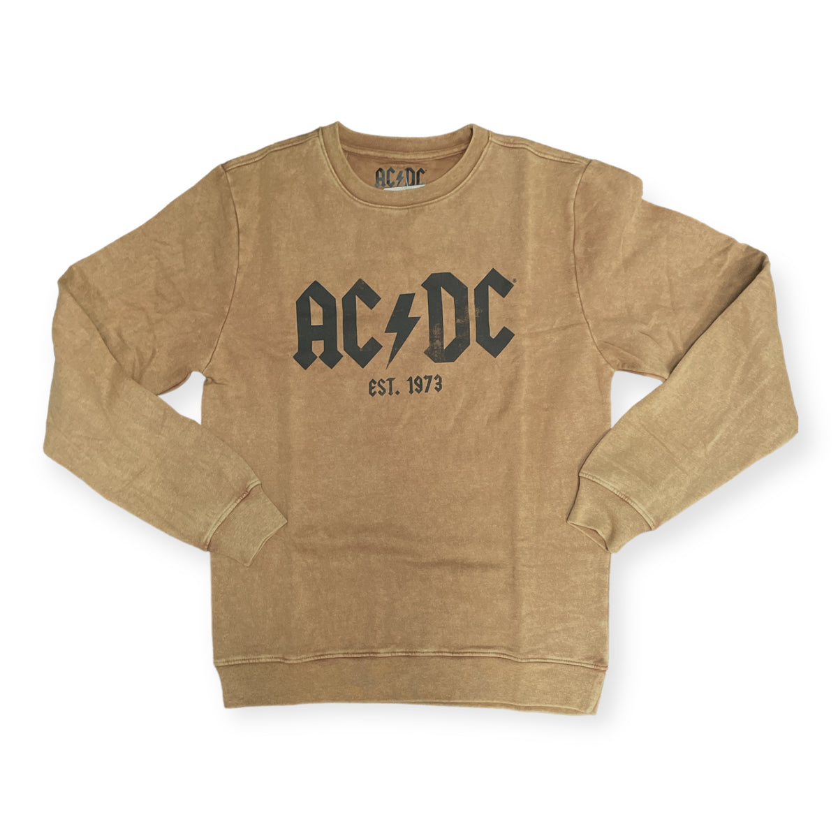 AC/DC Men's Graphic Band Fleece Lined Crewneck Sweatshirt — Ewirelessgear