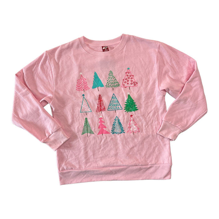 Dec. 25th Women's Long Sleeve Crewneck Holiday Fleece Lined Sweatshirt