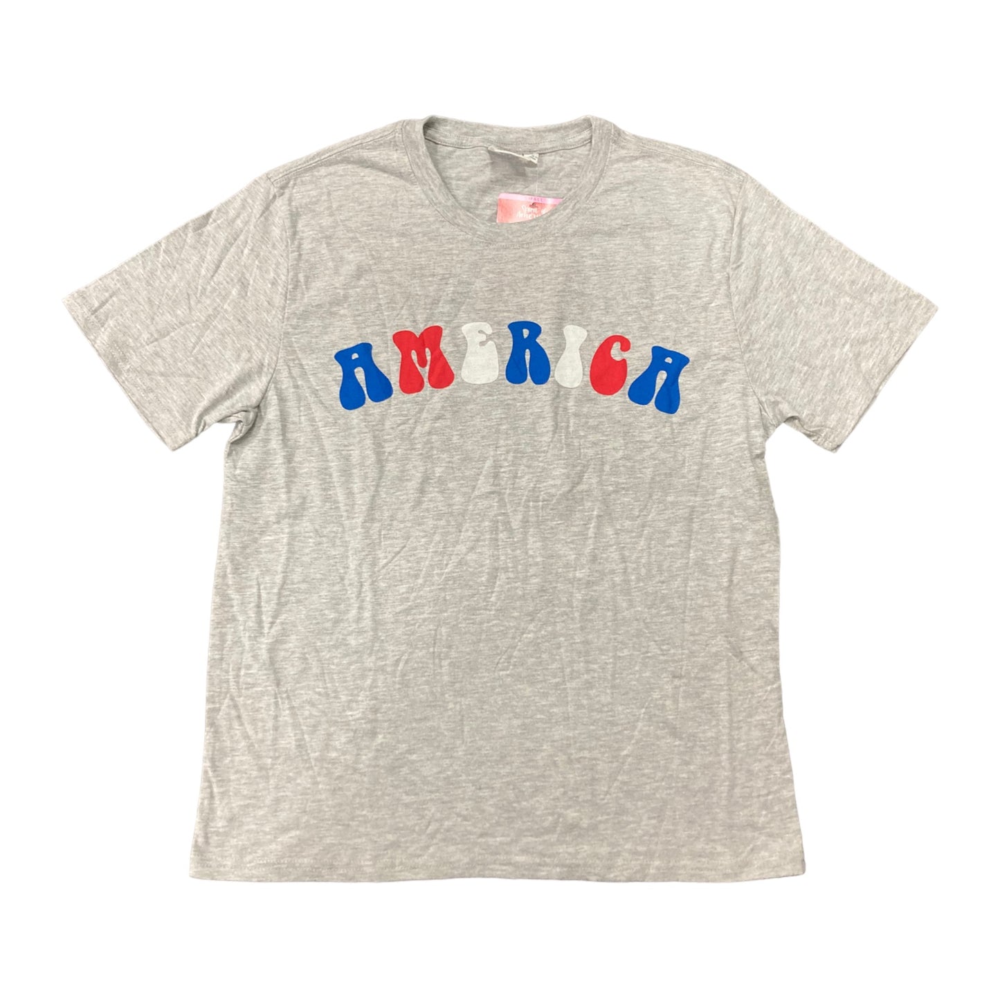 Spirit Of America Women's PatrioticAmericana Short Sleeve Graphic T-Shirt
