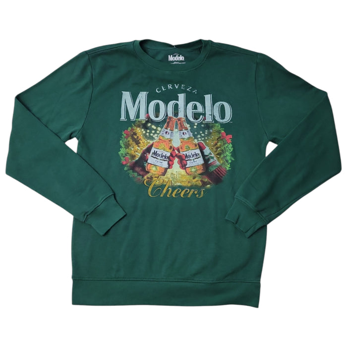Men's Holiday Crewneck Graphic Print Fleece Sweatshirt