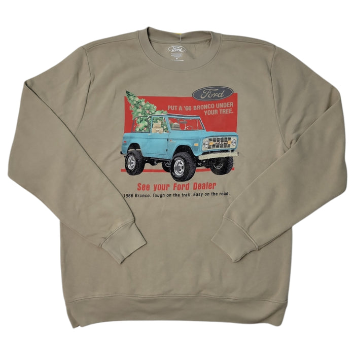 Men's Holiday Crewneck Graphic Print Fleece Sweatshirt