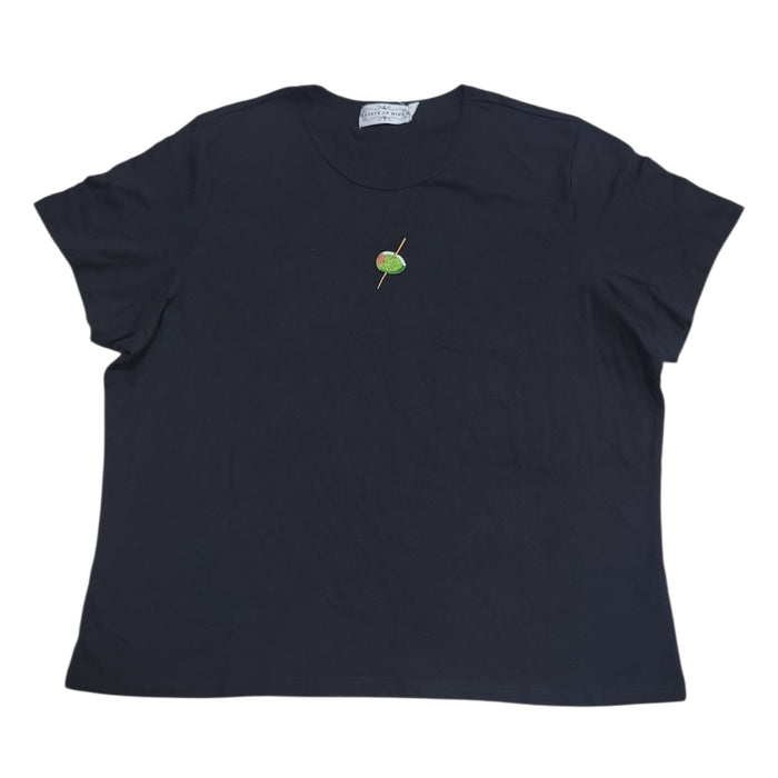 State of Mine Graphic Easy Care Print Cropped Baby Tee