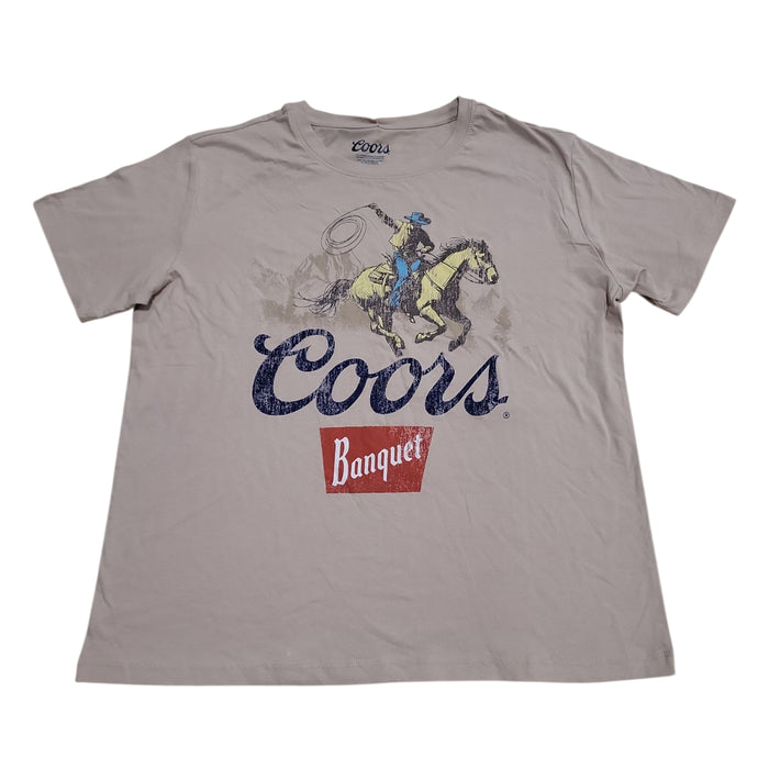 Licensed Women's Relaxed Fit Graphic Short Sleeve Tee