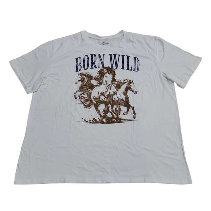 State of Mine Women's Crewneck Graphic Print Pullover Tee