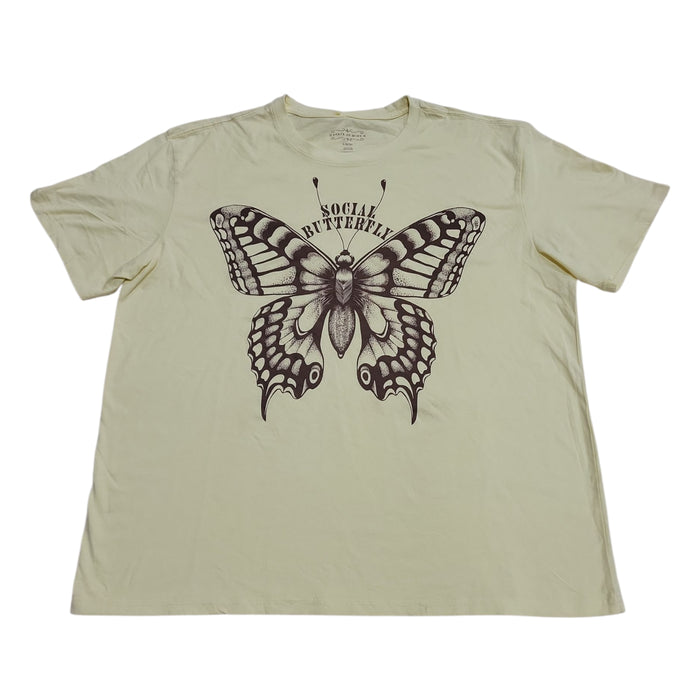 State of Mine Women's Crewneck Graphic Print Pullover Tee