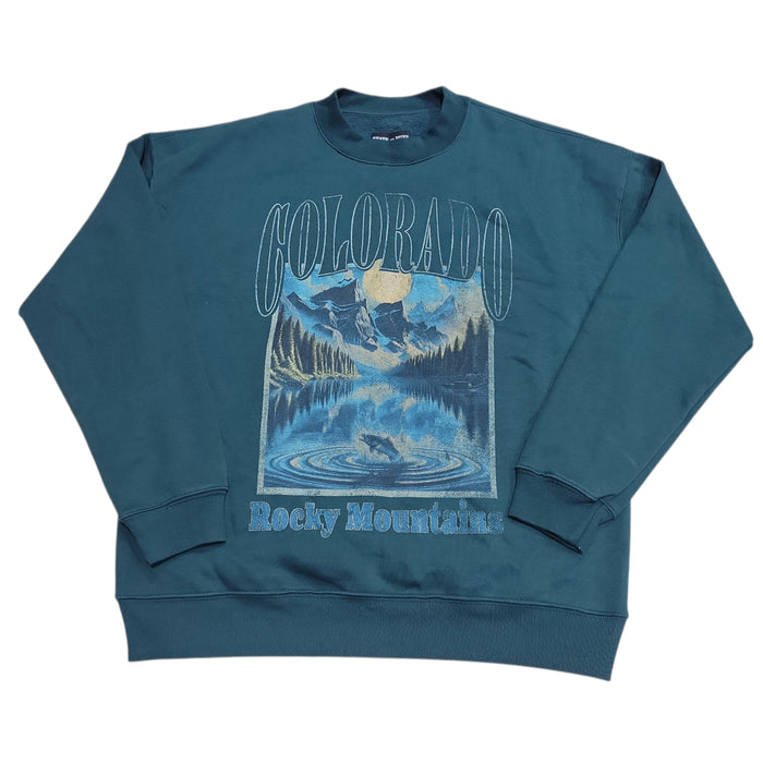 State of Mine Men's Destination Soft Fleece Crewneck Sweatshirt