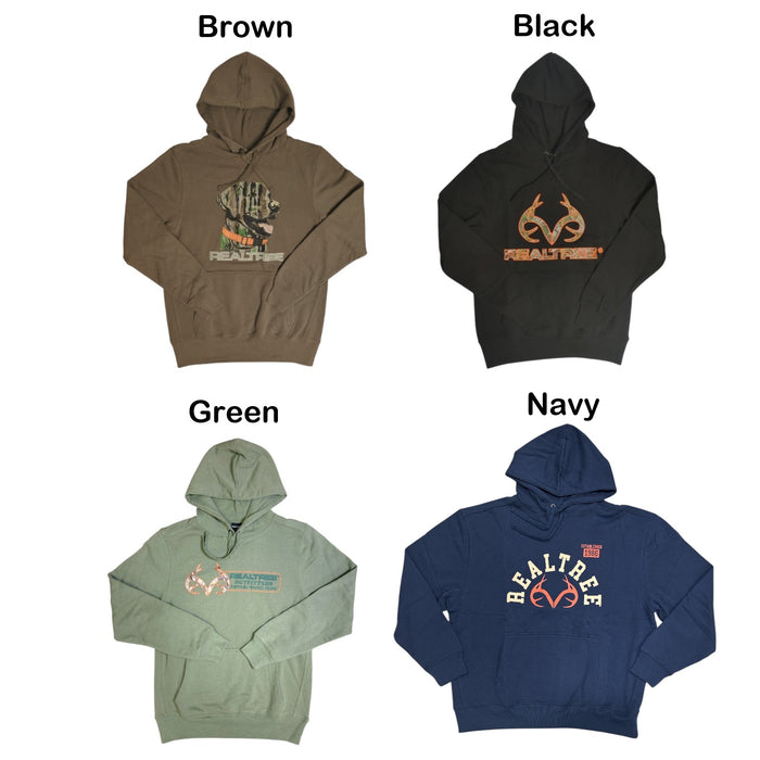 RealTree Men's Ultra-Soft Relaxed Fit Pullover Graphic Hoodie