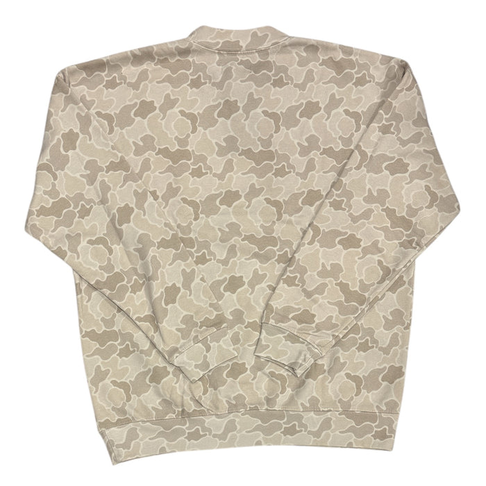State of Mine Men's Long Sleeve Pullover Camo Crew Fleece Sweatshirt