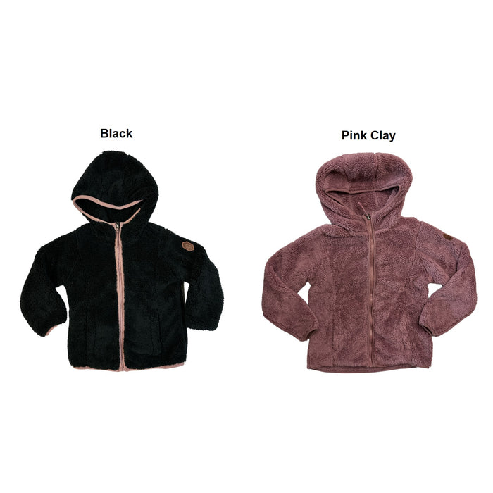 Free Country Girl's FreeCycle Plush Sherpa Full-Zip Hooded Jacket