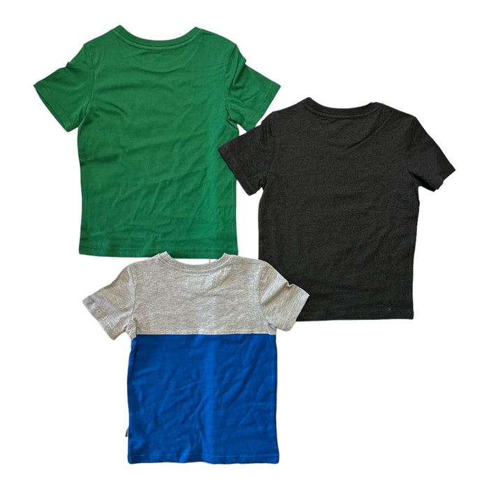 Eddie Bauer Boy's 3-Pack Graphic Print  Crewneck Short Sleeve T-Shirts