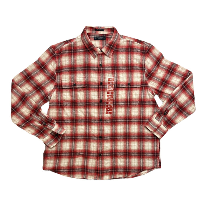 Lucky Brand Men's Button-Down Humboldt Woven Long Sleeve Flannel Shirt