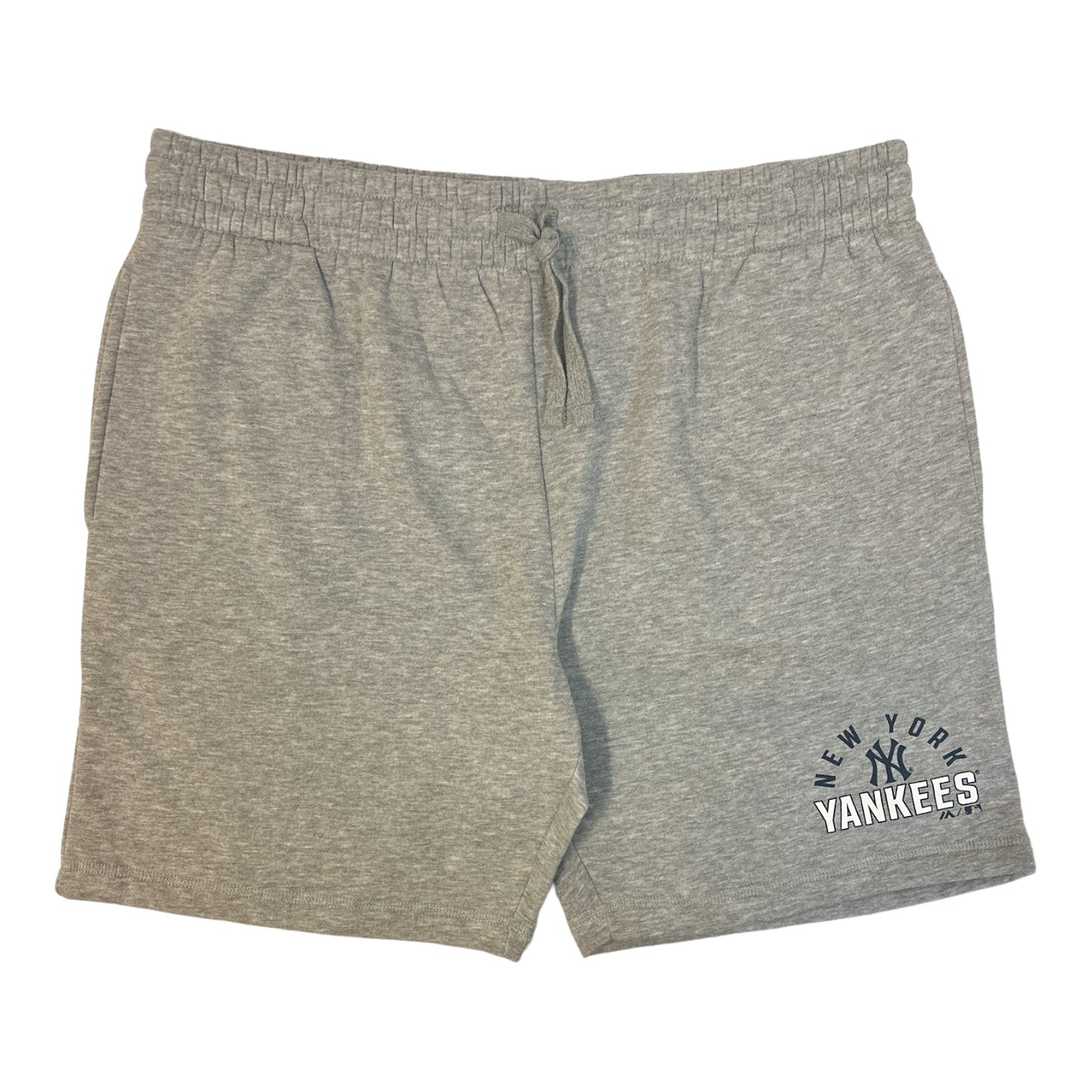Majestic Men's NY Yankee's Adjustable Waist Soft Fleece Lined Lounge Shorts