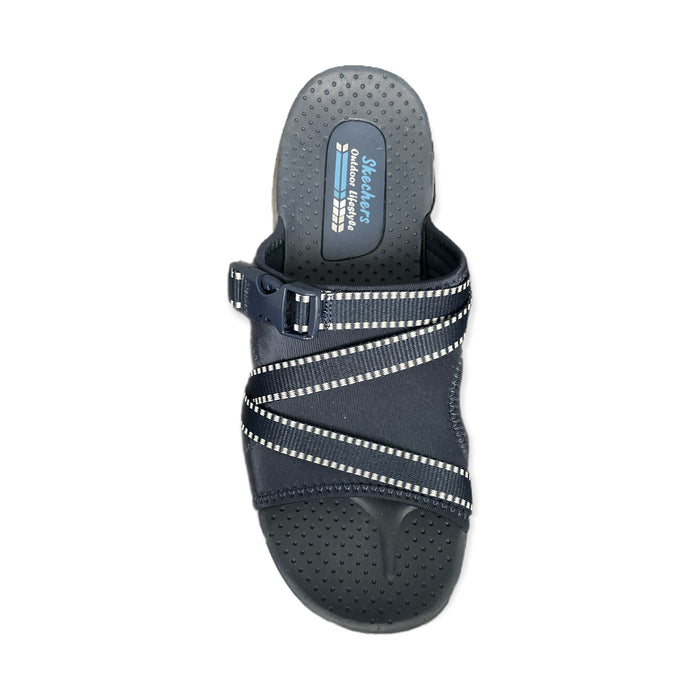 Skechers Women's Reggae Perfect Planning Strappy Slide Sandal