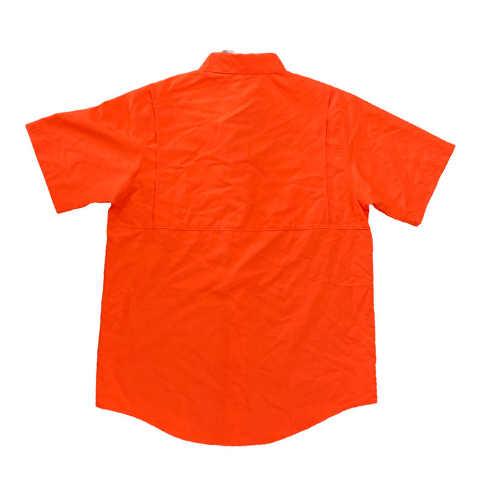 ProEdge Men's Sports Team Logo Short Sleeve Button-Down Shirt