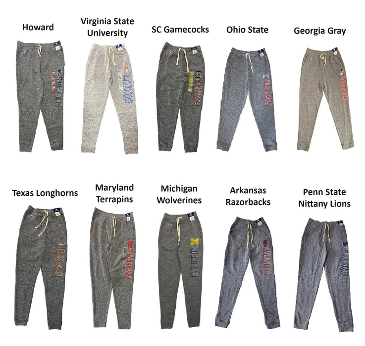 Champion Men's NCAA Classic Fit Graphic Print  Drawstring Waist Sweatpant