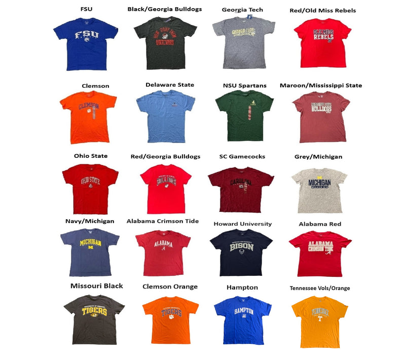 Champion Men's NCAA Short Sleeve Classic Fit Crew Neck Tee