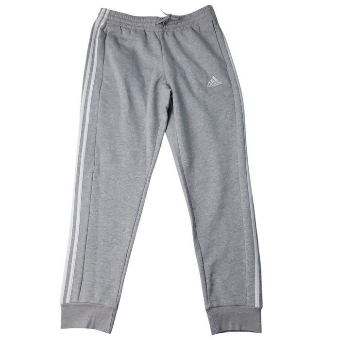 Adidas Men's Essentials Fleece Tapered Cuff 3-Stripes Pants
