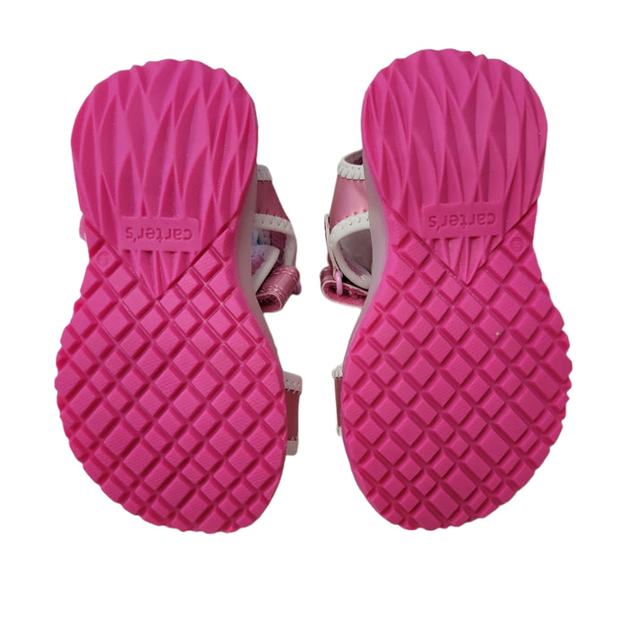 Carter's Little Girl's Light Up Outsole Adjustable Strap Sandals