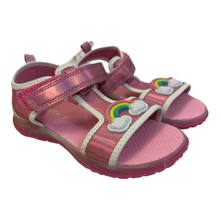 Carter's Little Girl's Light Up Outsole Adjustable Strap Sandals