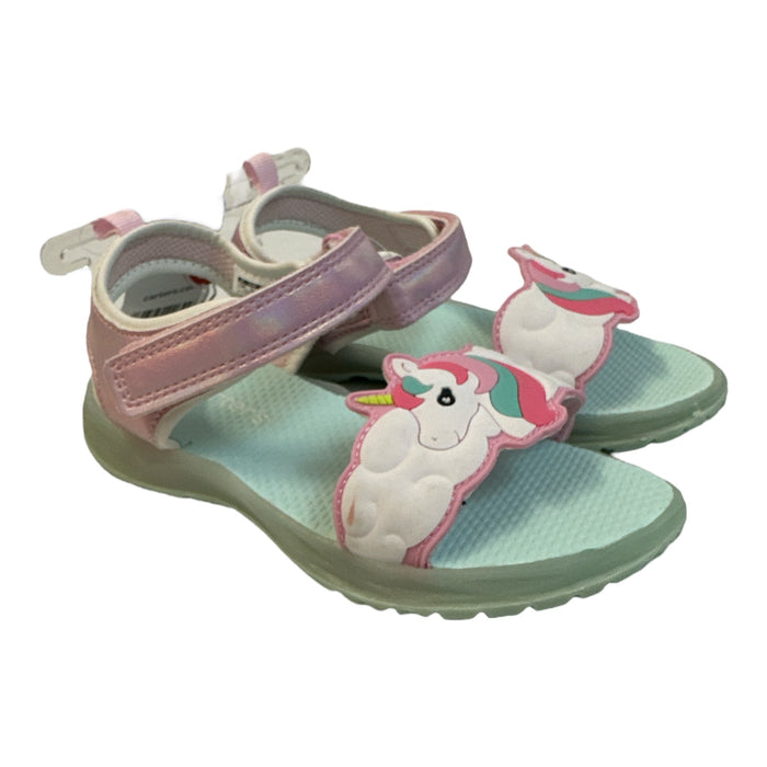 Carter's Little Girl's Light Up Outsole Adjustable Strap Sandals