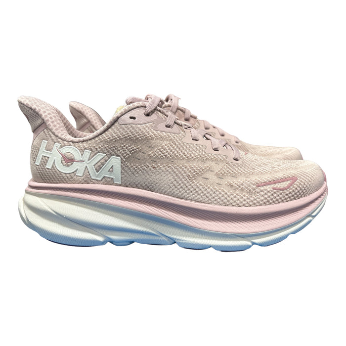 Hoka One One Women's Clifton 9 Waterproof Lace Up Athletic Sneaker