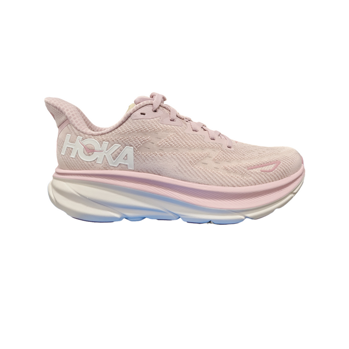 Hoka One One Women's Clifton 9 Waterproof Lace Up Athletic Sneaker