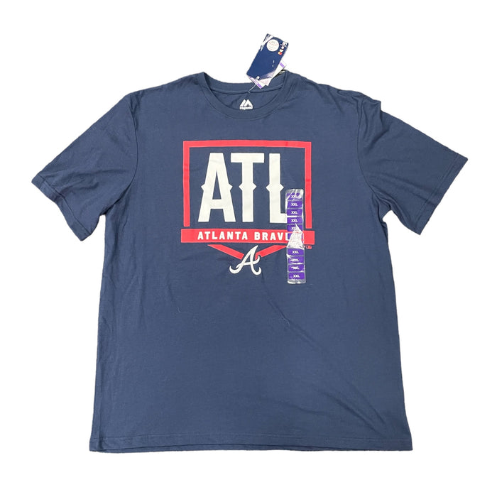 Genuine Merchandise Atlanta Braves Men's Lightweight Graphic Tee Shirt