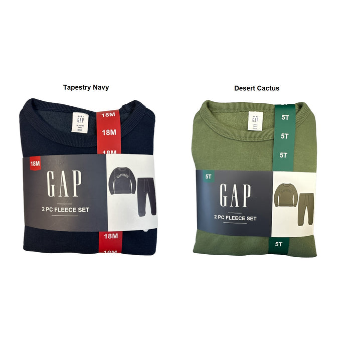 GAP Boy's Toddler 2-Piece Long Sleeve & Jogger Pant Fleece Set