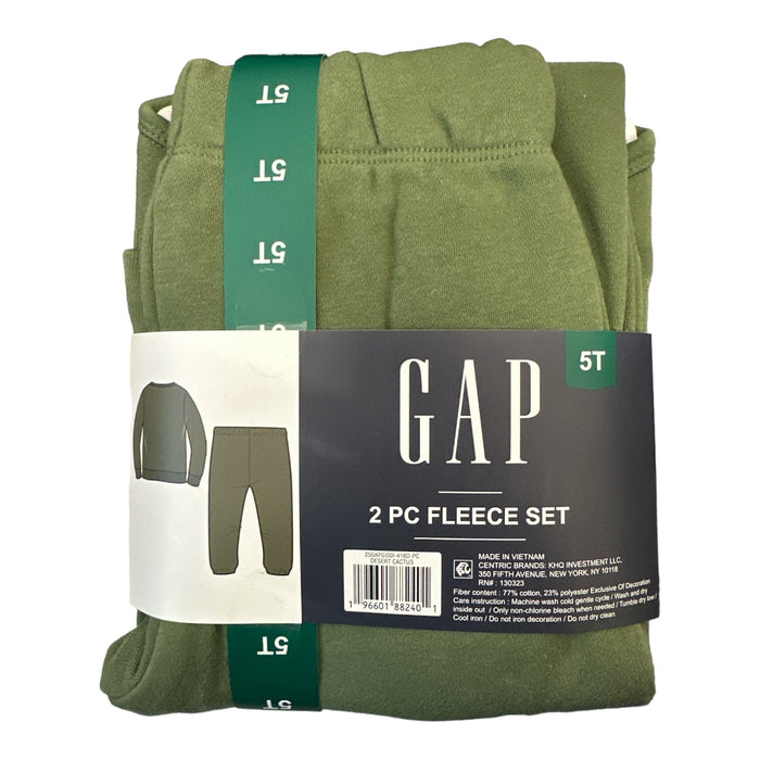 GAP Boy's Toddler 2-Piece Long Sleeve & Jogger Pant Fleece Set