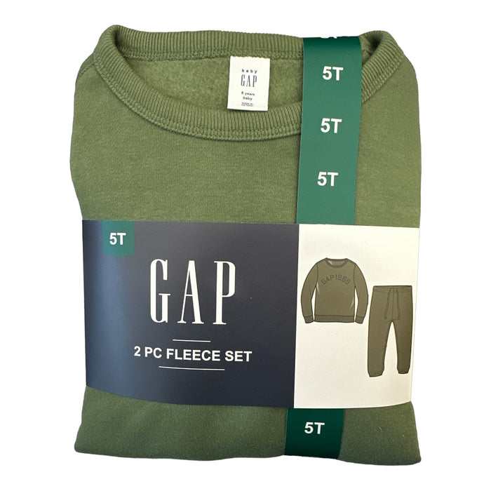 GAP Boy's Toddler 2-Piece Long Sleeve & Jogger Pant Fleece Set