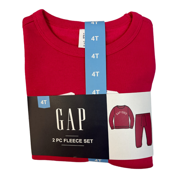 GAP Girl's Toddler 2-Piece Long Sleeve & Jogger Pant Fleece Set