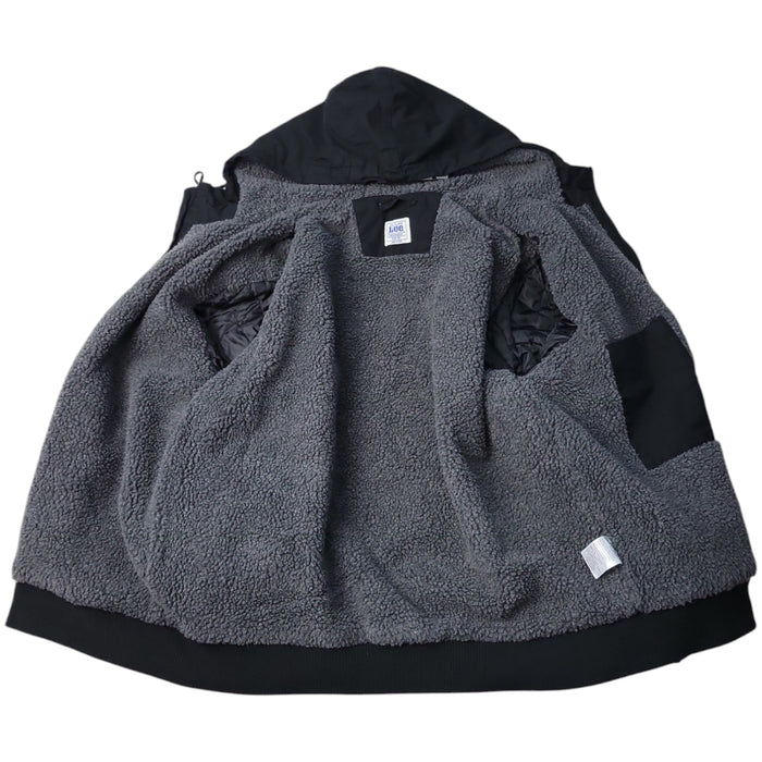Lee Workwear Men's Drawstring Hood Sherpa Lined Bomber Jacket