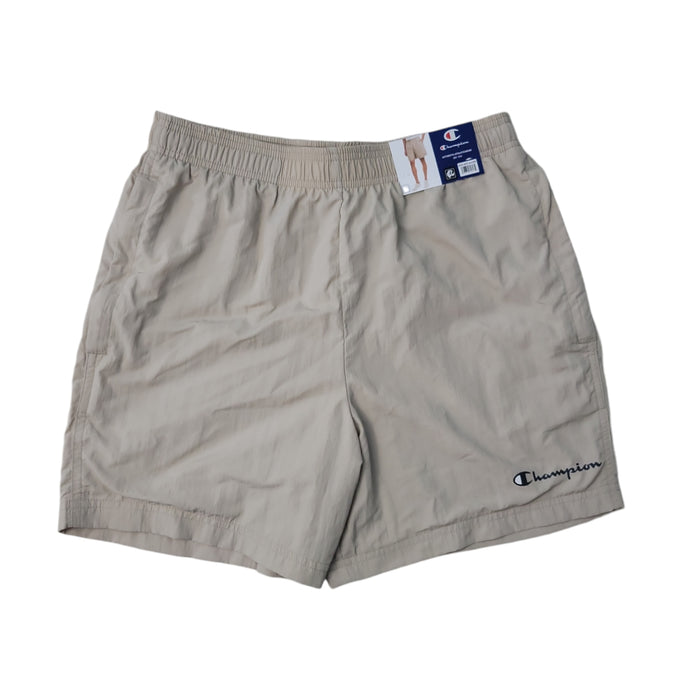 Champion Men's Woven Side Pockets Inner Draw Cord Warm Up Shorts