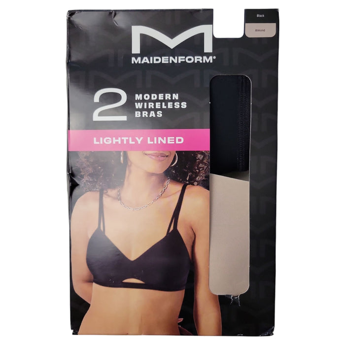 Maidenform Women's 2-Pack Modern Wire-Free Lifting Bra