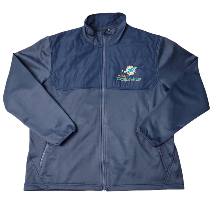 NFL Officially Licensed Adult Zippered Pockets Soft Fleece Jacket