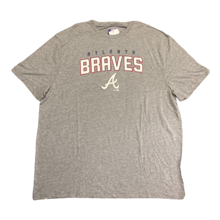 Genuine Merchandise Majestic Men's Atlanta Braves Short Sleeve Crewneck Tee