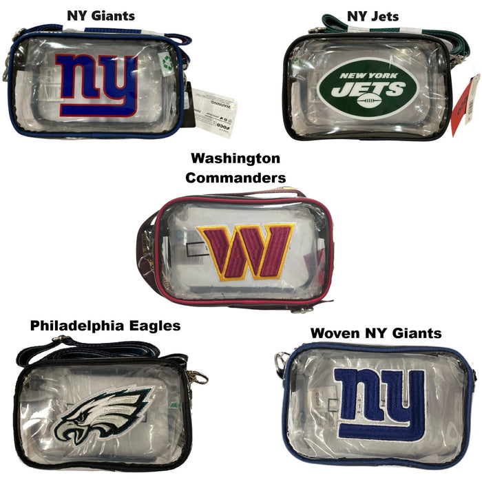 FOCO NFL Clear Cross Body Stadium Compliant Camera Bag