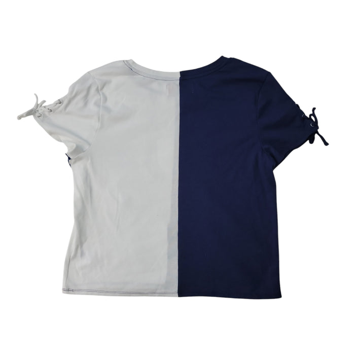 Limited Too Girls Soft Breathable Lace Up Short Sleeve Tee