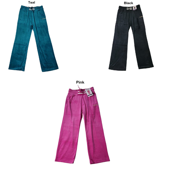 Limited Too Girls Slash Pocket Drawcord Soft Velour Pant